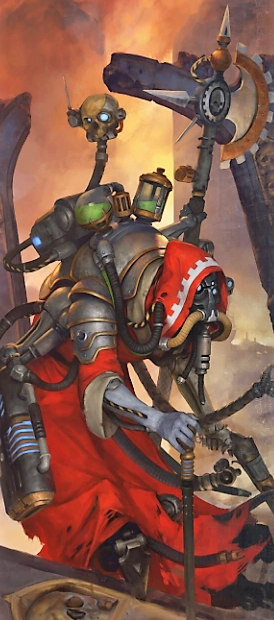 Omnissiah sees hears and knows all